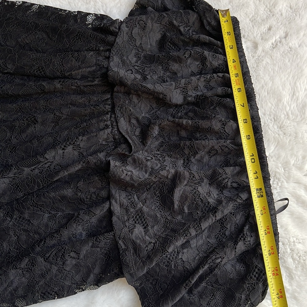 Torrid maxi lace strapless ruffle dress - Picture 9 of 11